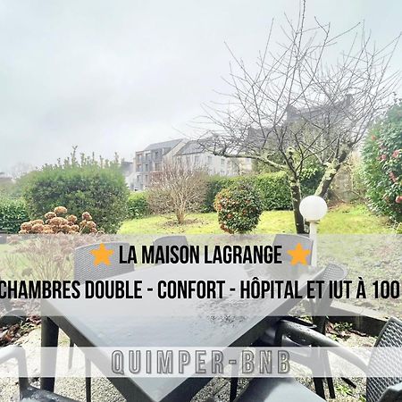 Maison Lagrange - 4 Chambres Quartier Iut Hopital Quimper Exterior foto